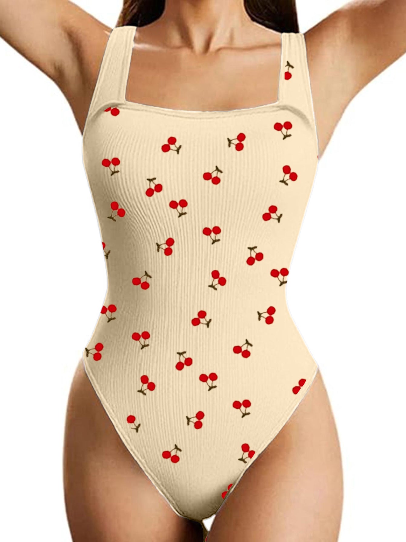 SculptFit Square Neck Shapewear Bodysuit