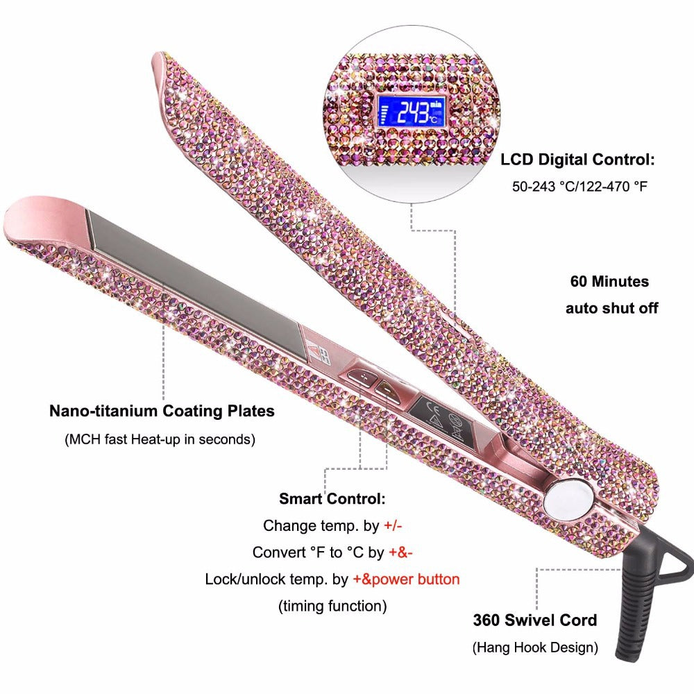 DiamondGlow Professional Hair Straightener