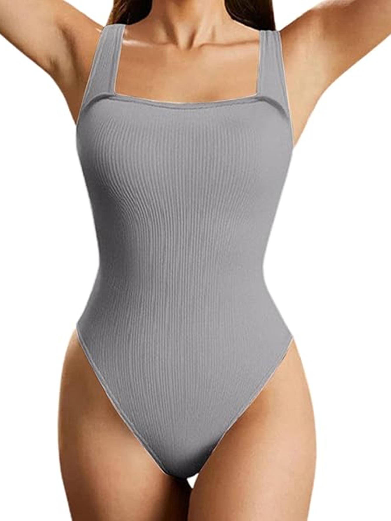 SculptFit Square Neck Shapewear Bodysuit